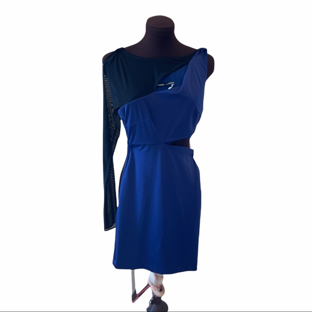 Like new one shoulder Bebe cocktail dress size S